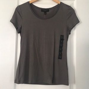 Banana Republic Luxe Touch Tee Shirt Grey